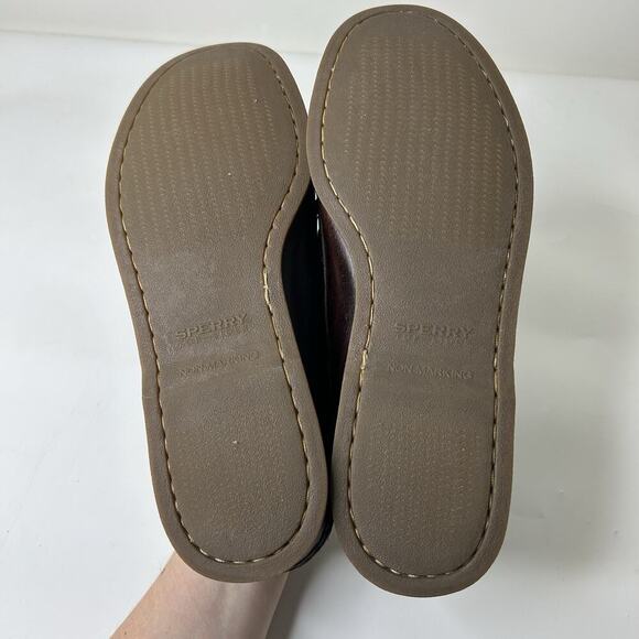 Sperry Top-Sider Mens 11.5 M Brown Leather Deck Loafer Boat Shoes Preppy main image 7